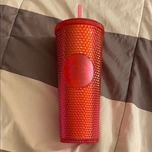 Pink studded Starbucks cup. Brand new never used